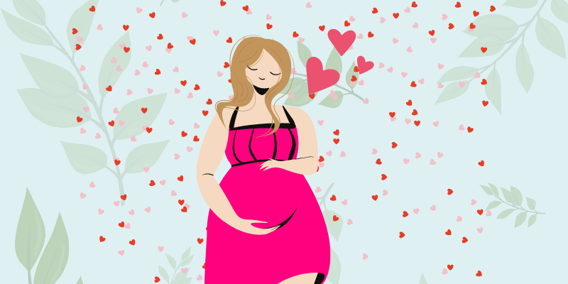 Pretty in Pink for Valentine's Day by Spring Maternity