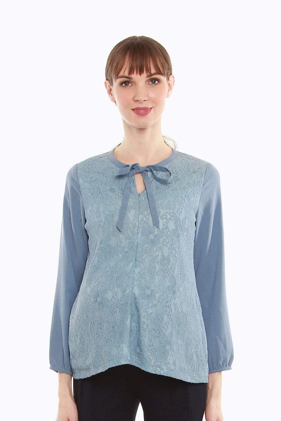 Cyra Nursing Top Pigeon Blue Maternity Tops Maternity Wear Tops Spring Maternity