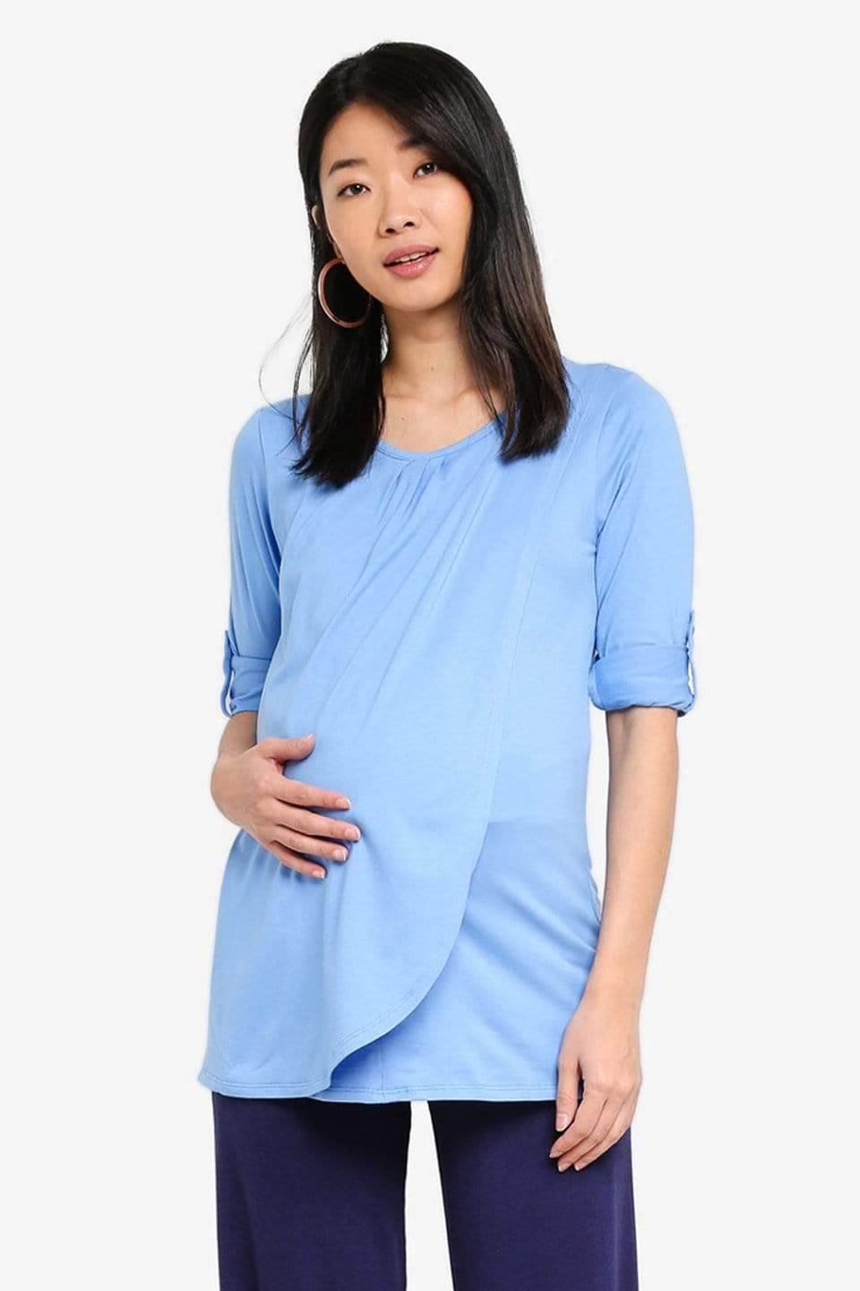 Long Sleeves Abena Top Perry | Spring Maternity Maternity Tops Maternity Wear Tops Spring Maternity