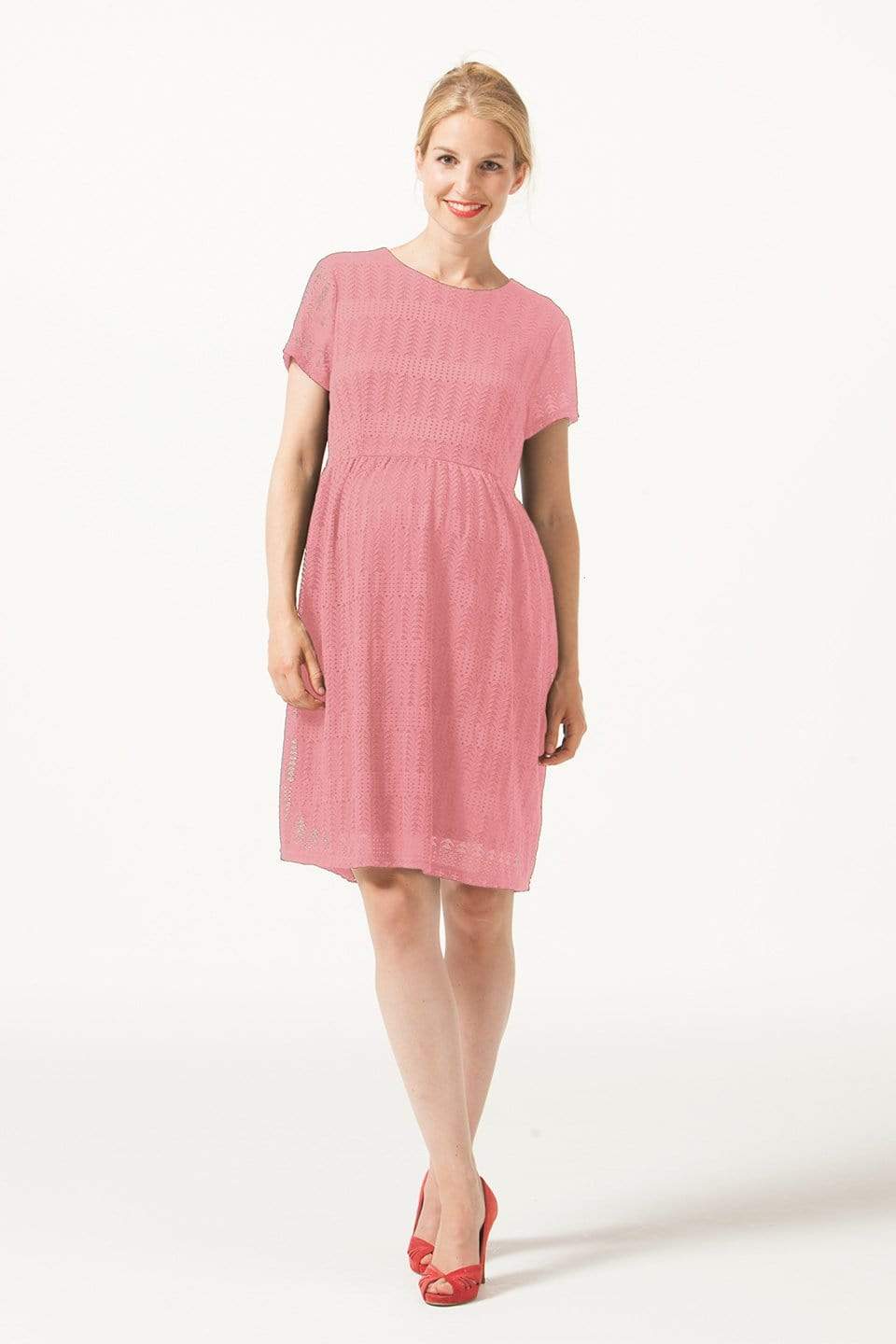 Spring Maternity's Eileen Full Lace Nursing Dress Dresses