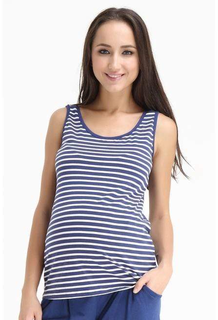 Maya Double Strap Maternity Top Sleeveless Camisole Maternity Tops Maternity Wear Tops Spring Maternity