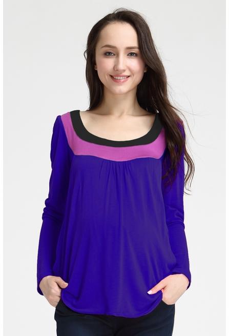 Elena Contrast Neck Maternity Top Coral Maternity Tops Maternity Wear Tops Spring Maternity