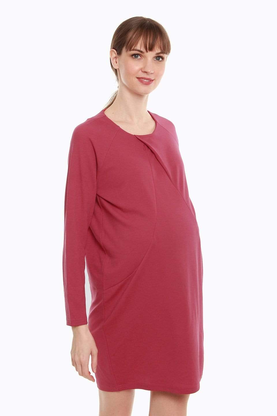 Spring Maternity Cyntherea Maternity Dress Red