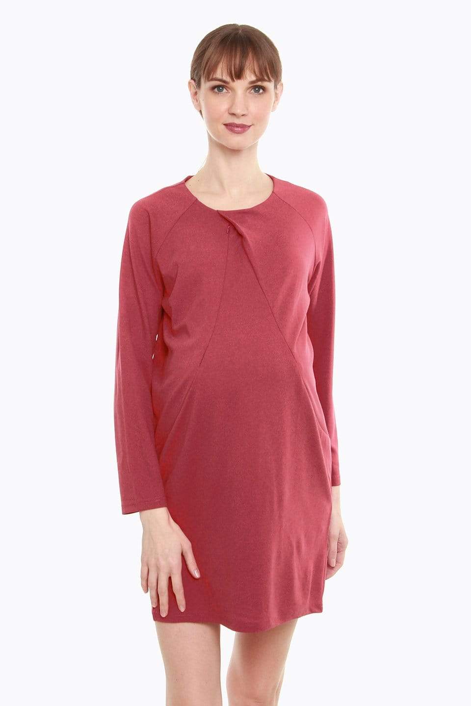 Spring Maternity Cyntherea Maternity Dress Red