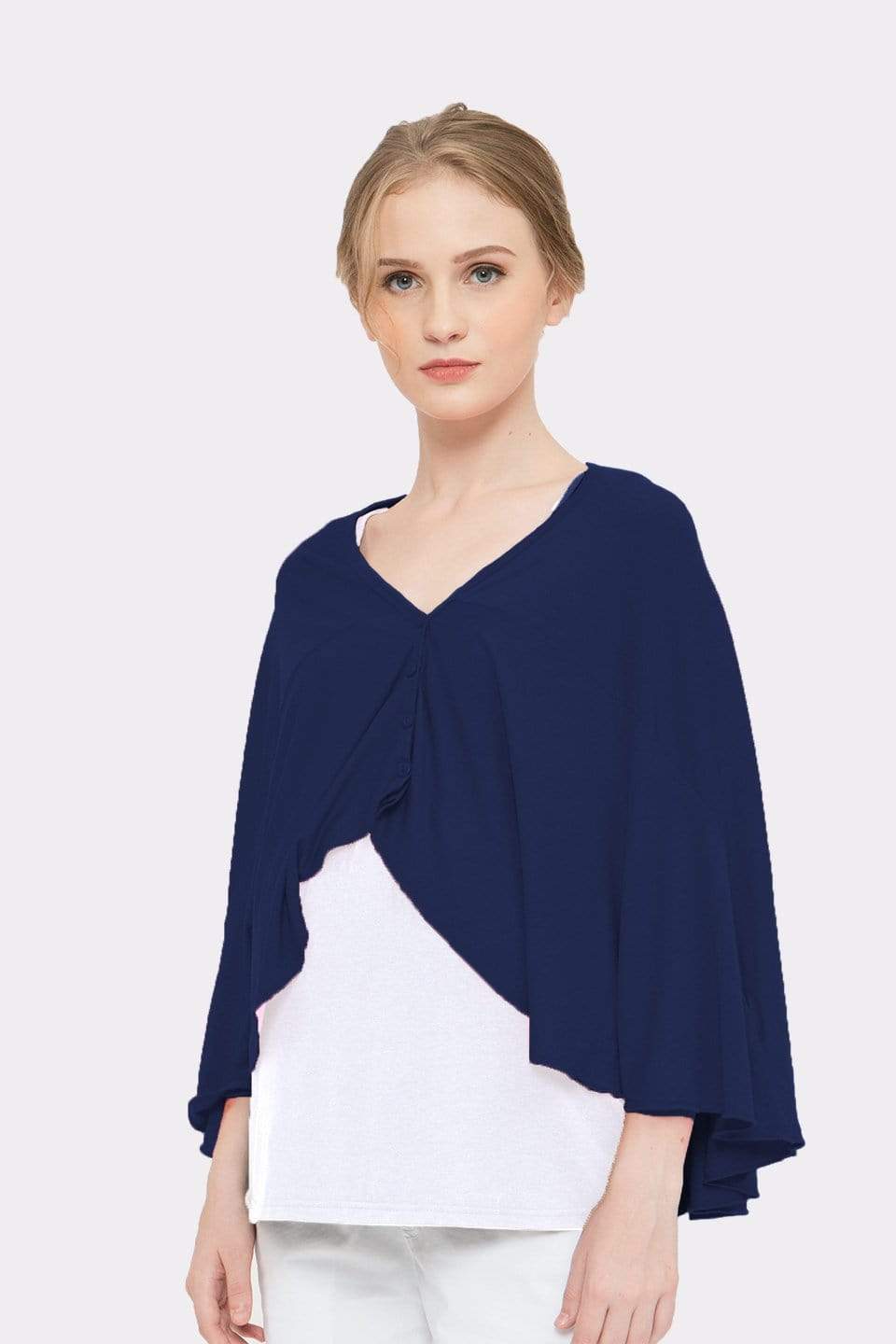 Spring Maternity Bambi Nursing Cape Navy