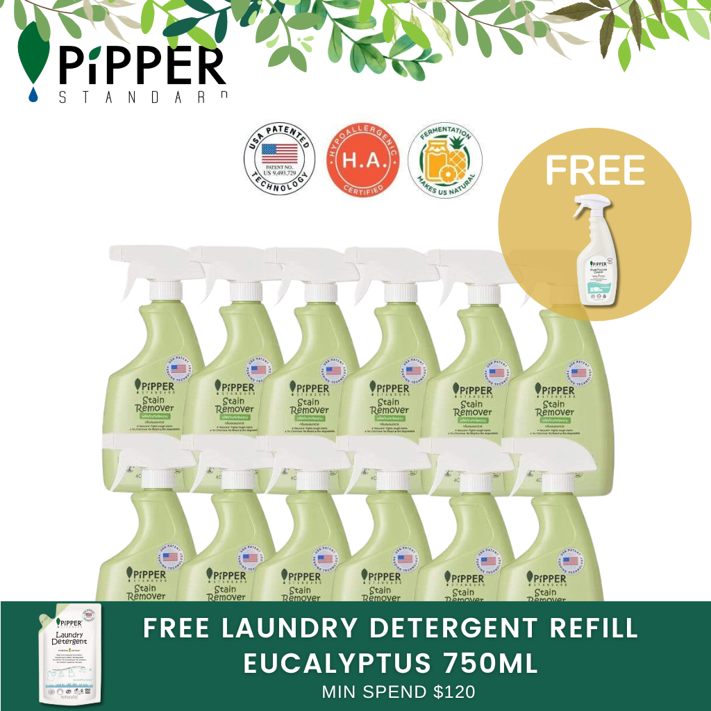 Pipper Standard Stain Remover Lemongrass 400ml X 12 [carton]