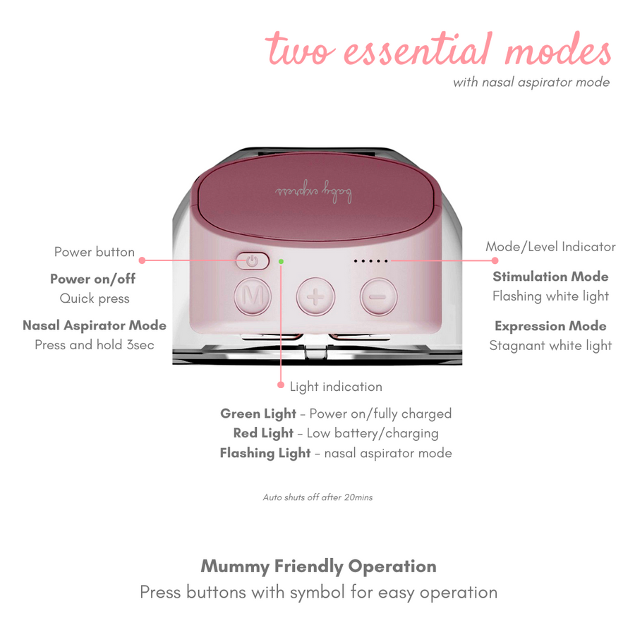 Baby Express BE Free Wearable Breast Pump V5