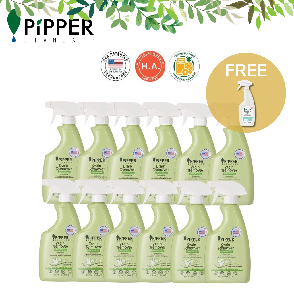 Pipper Standard Stain Remover Lemongrass 400ml X 12 [carton]