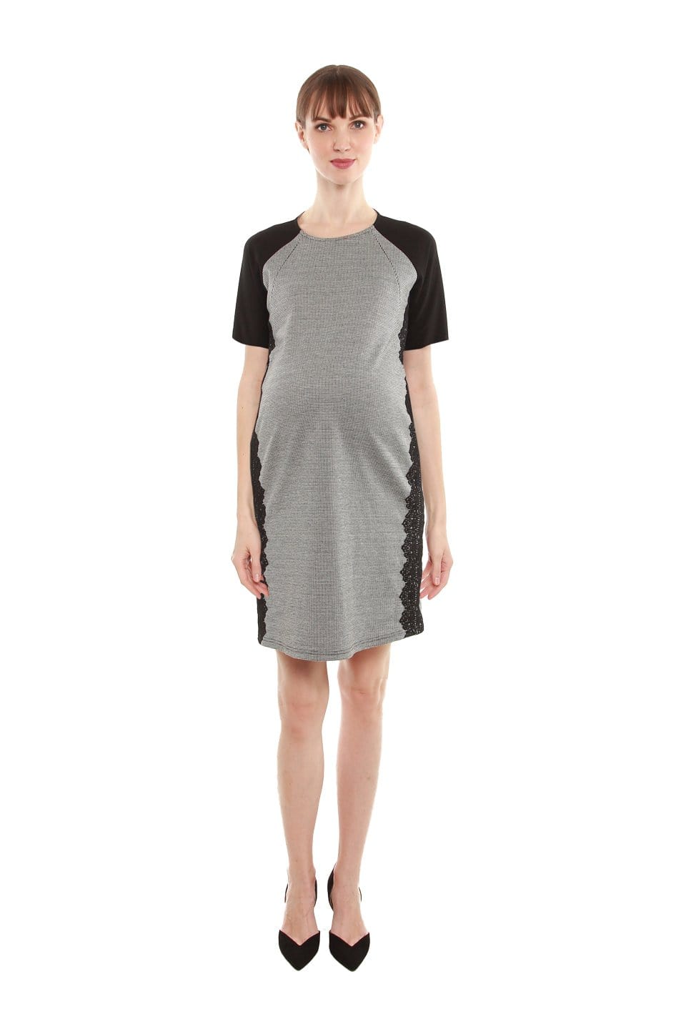 Spring Maternity's Darsha Maternity Dress Black Dresses