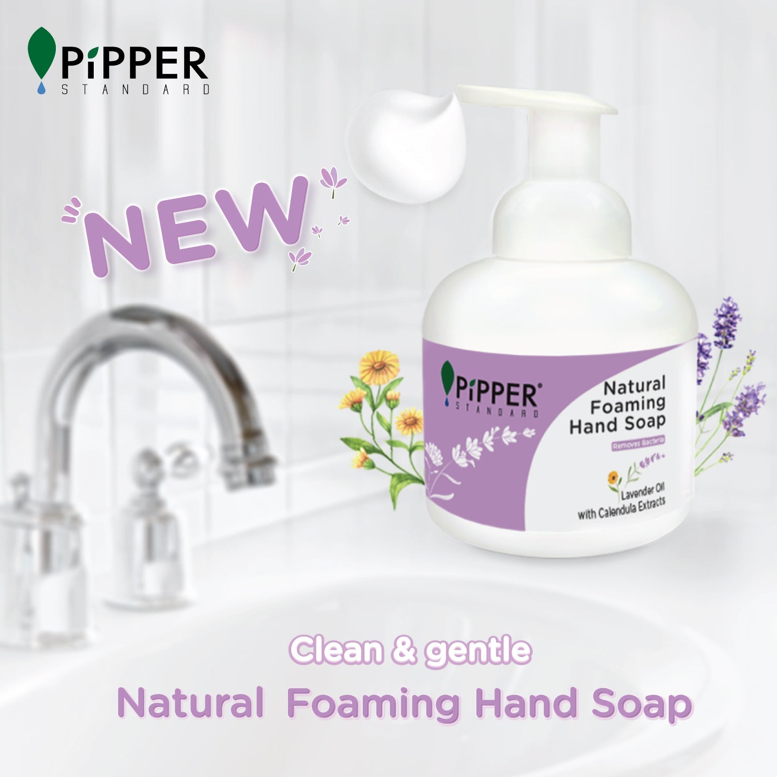 Pipper Standard Natural Foaming Hand Soap