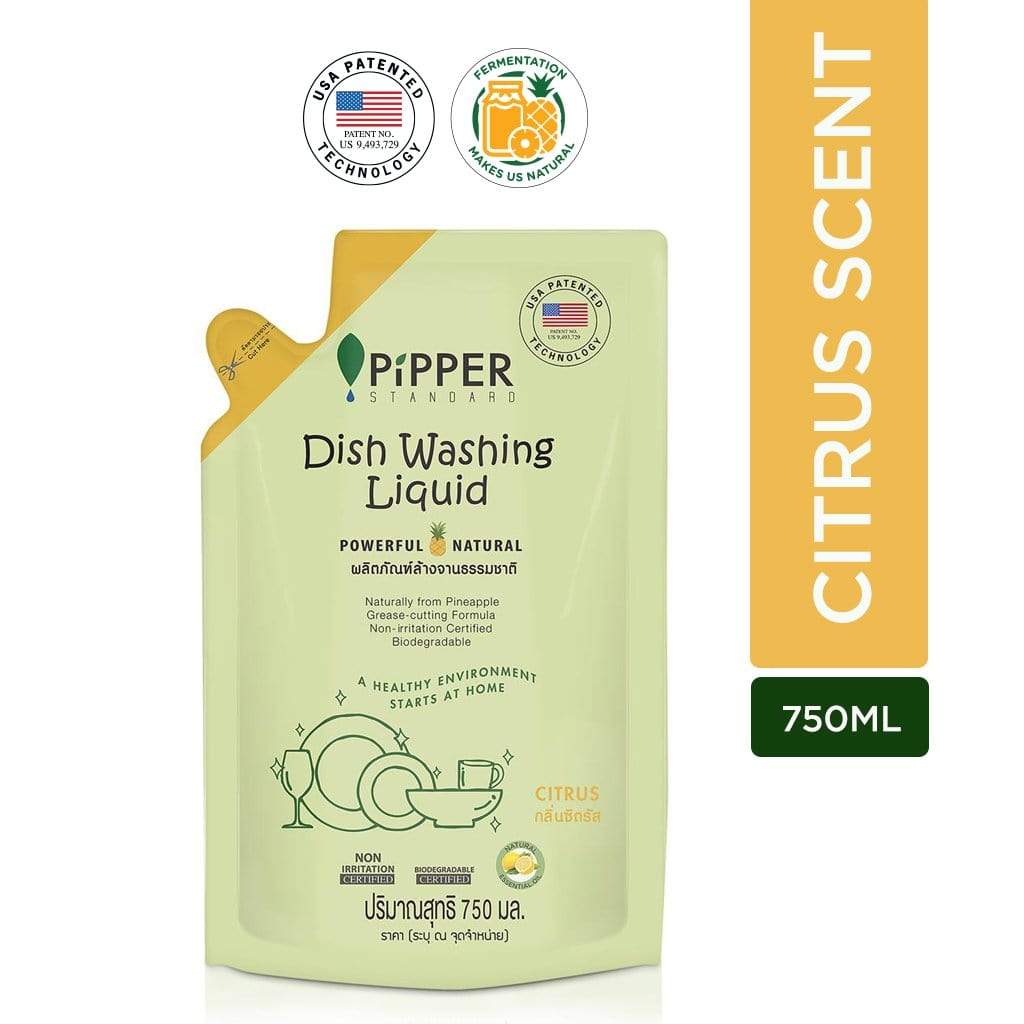 Pipper Standard Dish Washing Liquid Citrus 750ml