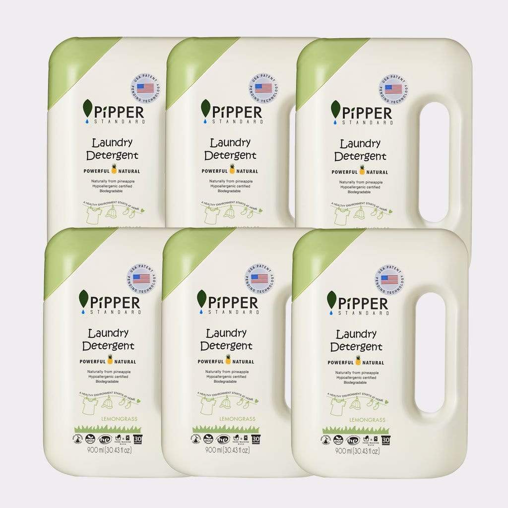 Pipper Standard Laundry Detergent 900ml X 6 [carton]