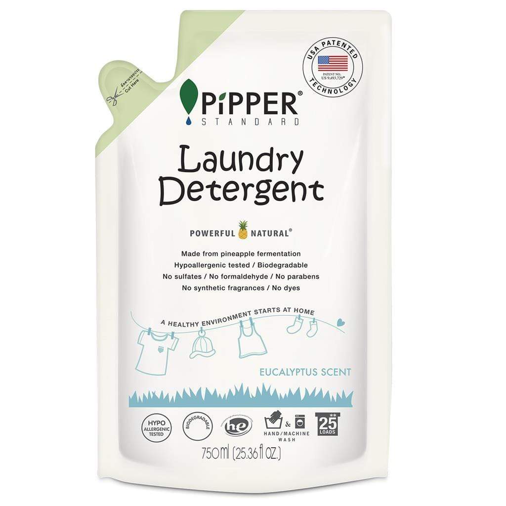 Pipper Standard Laundry Detergent Refill Pack 750ml [Bundle]