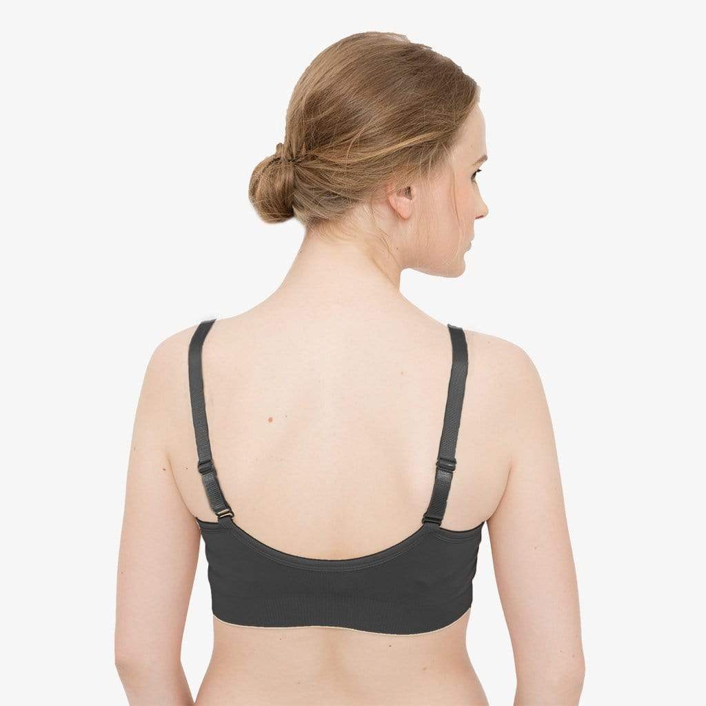 Moselle Seamless Maternity & Nursing Bra Black