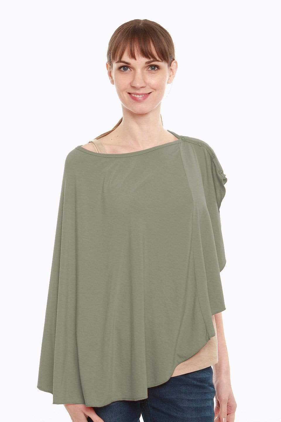 Spring Maternity Bambi Cape Olive Green
