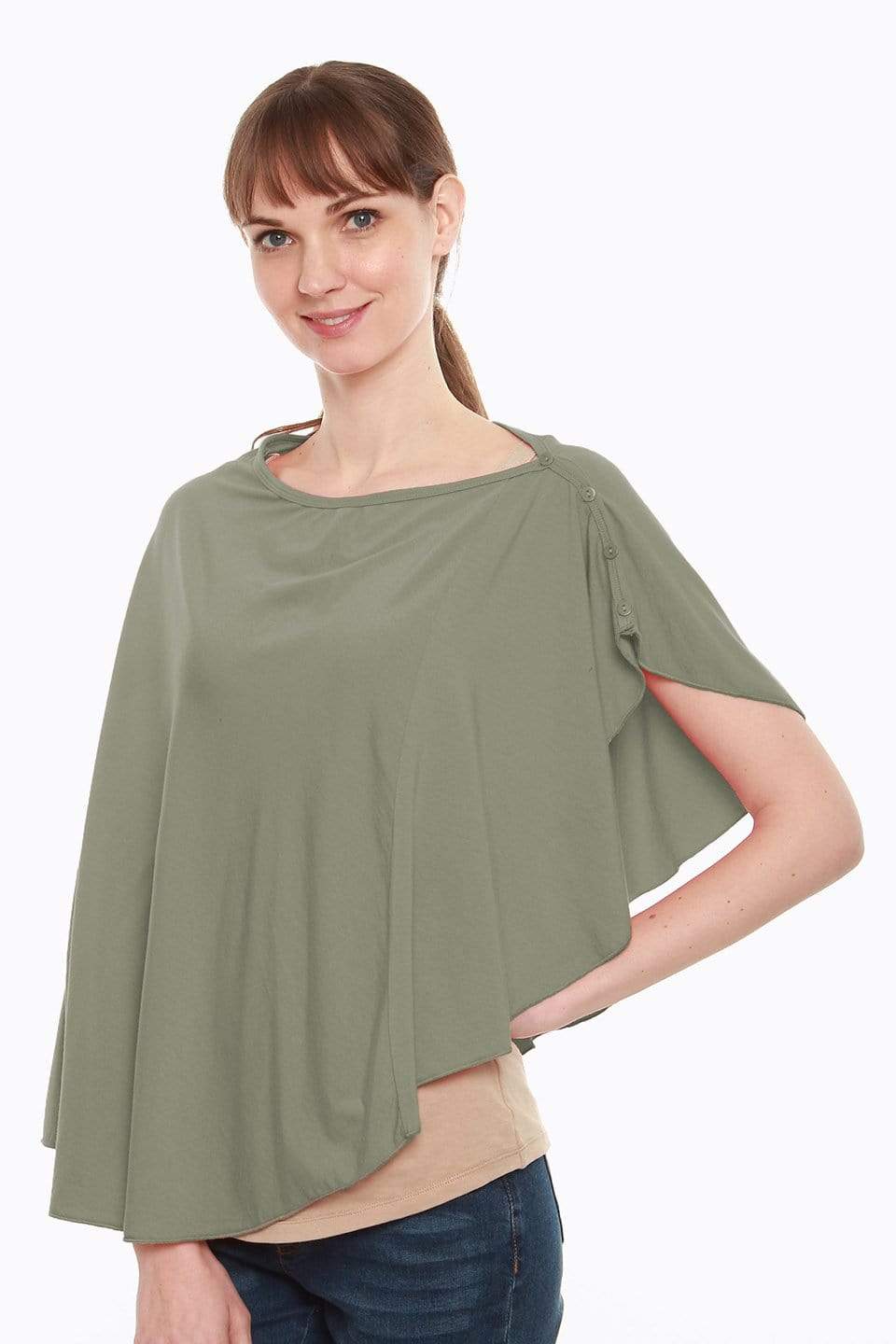 Spring Maternity Bambi Cape Olive Green